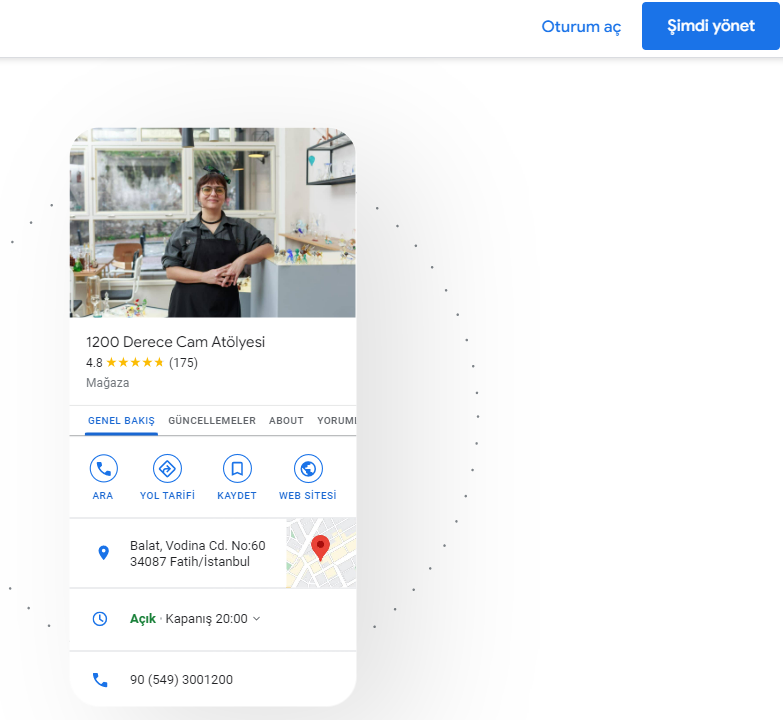 google benim işletmem