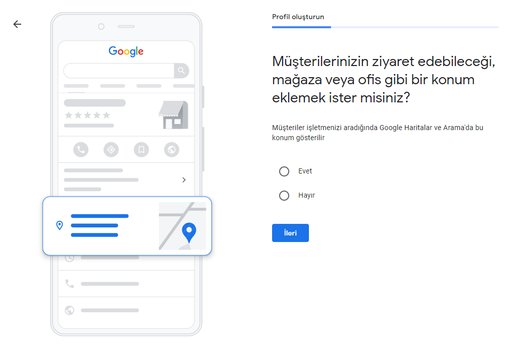 google gerçek konum